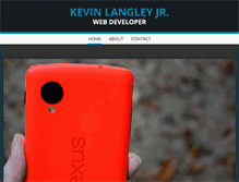 Tablet Screenshot of kevinlangleyjr.com